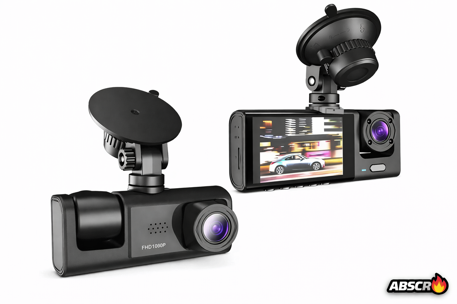 Camera auto DVR 3 canale, fata + interior + spate, Full HD 1080P, unghi larg 170°, ecran 2 inch, vedere nocturna, G-sensor, inregistrare in bucla PromotiiZilnice