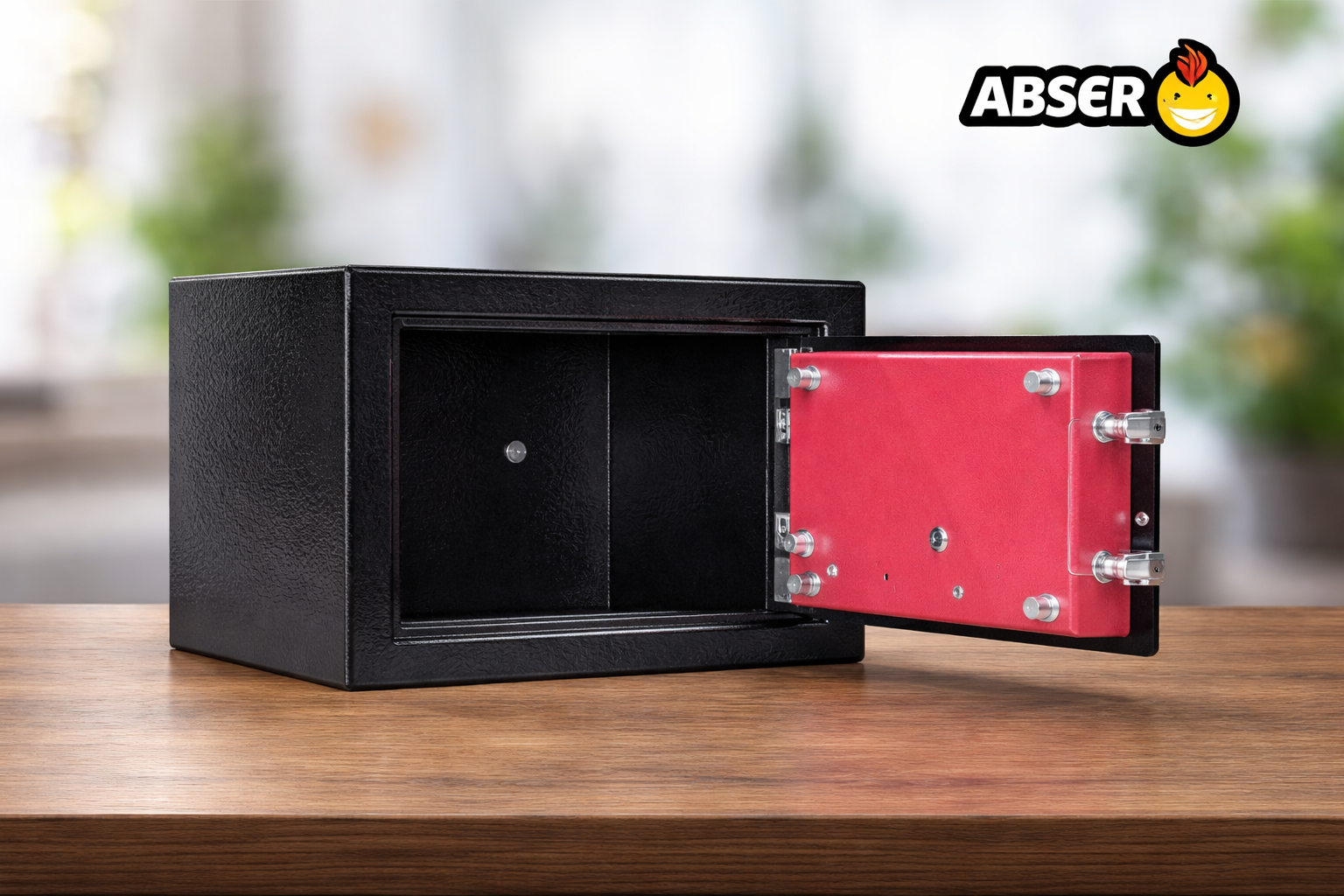 Seif din Oțel cu Închidere Electronică și Cheie 170x230x170 mm – Mini Seif Securizat pentru Bani, Bijuterii și Documente BoomSale