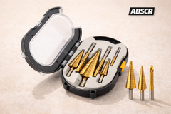 Set Burghie Conice în Trepte , 4–32 mm, 6 Piese – Găurire Multiplă, Precizie Ridicată, pentru Metal, Lemn și Plastic BoomSale