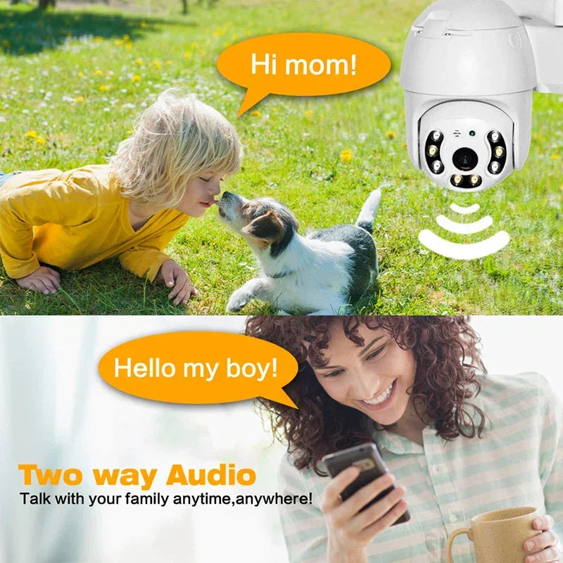 Set 2 Camere Supraveghere WiFi 2MP Full HD, Night Vision Color, Rotire 360° PromotiiZilnice