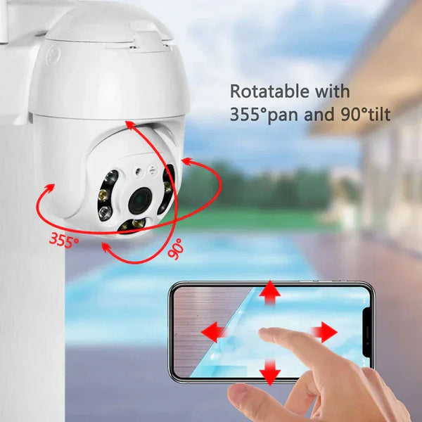 Set 2 Camere Supraveghere WiFi 2MP Full HD, Night Vision Color, Rotire 360° PromotiiZilnice