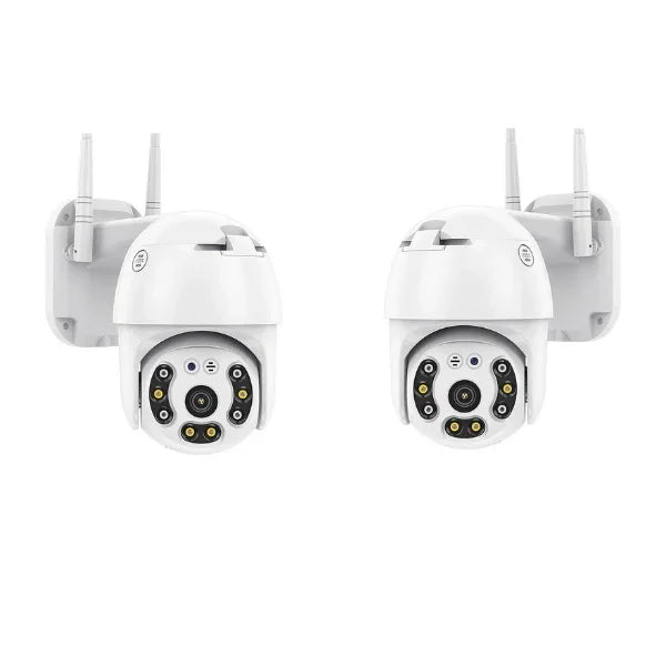 Set 2 Camere Supraveghere WiFi 2MP Full HD, Night Vision Color, Rotire 360° PromotiiZilnice