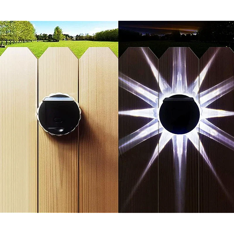 Pachet 4+2 CADOU Lampi Exterior Calitate APF de Perete/ Gard cu panou Pentru iluminare Gradina/ Terasa, rezistenta la apa PromotiiZilnice