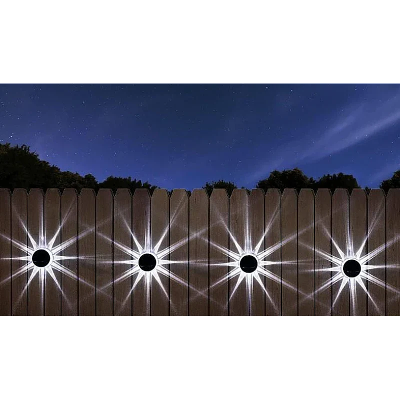 Pachet 4+2 CADOU Lampi Exterior Calitate APF de Perete/ Gard cu panou Pentru iluminare Gradina/ Terasa, rezistenta la apa PromotiiZilnice