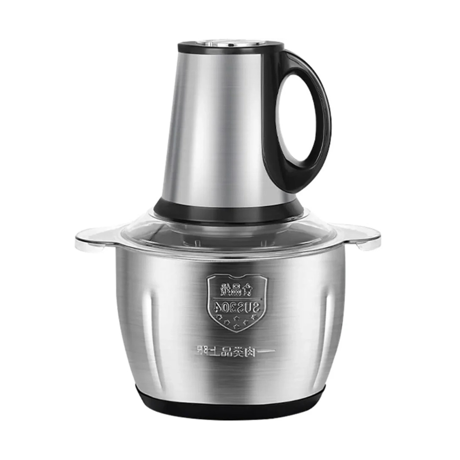 Tocator electric carne si legume, 4 lame inox, 2 viteze, capacitate mare, bol inox - PromotiiZilnice Imagine principală a produsului