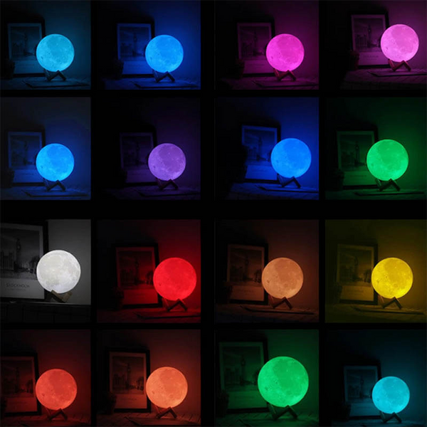 Lampa in forma de luna, 16 culori PromotiiZilnice