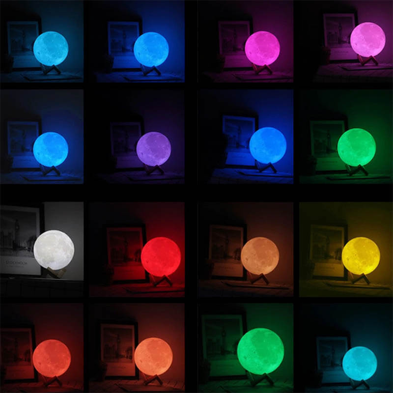 Lampa in forma de luna, 16 culori PromotiiZilnice