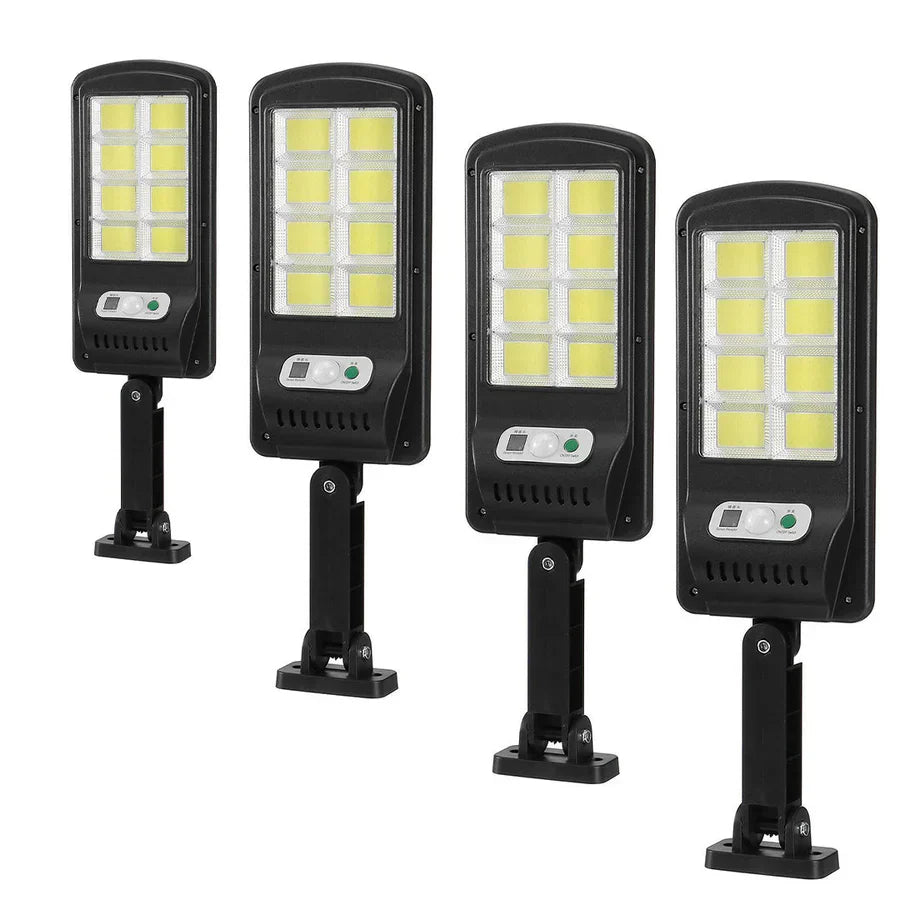Set 4 x Lampi Solare Jortan cu 8 Cadrane, incarcare solara, 160 LED-uri COB, telecomanda inclusa