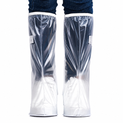 Set 2 Huse Impermeabile pentru Încălțăminte, PVC Transparent Antiderapant, Protecție Ploaie și Noroi, Reutilizabile, Unisex Powersale