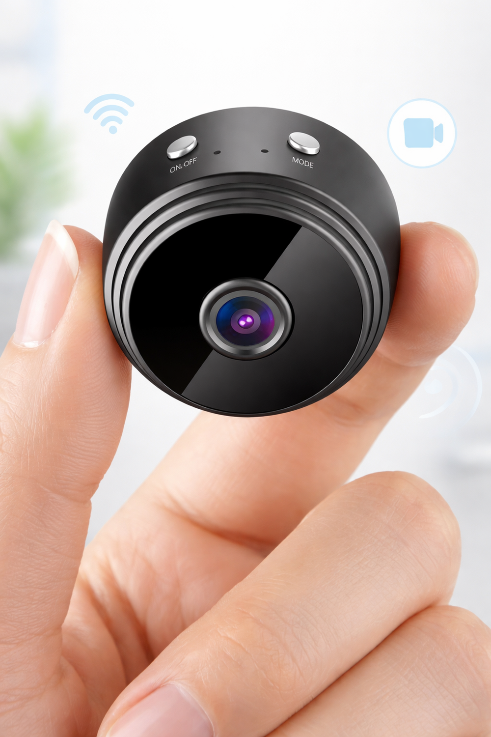 Set 3 camere de supraveghere WiFi HD 1080P – monitorizare interioara, detectie miscare Powersale