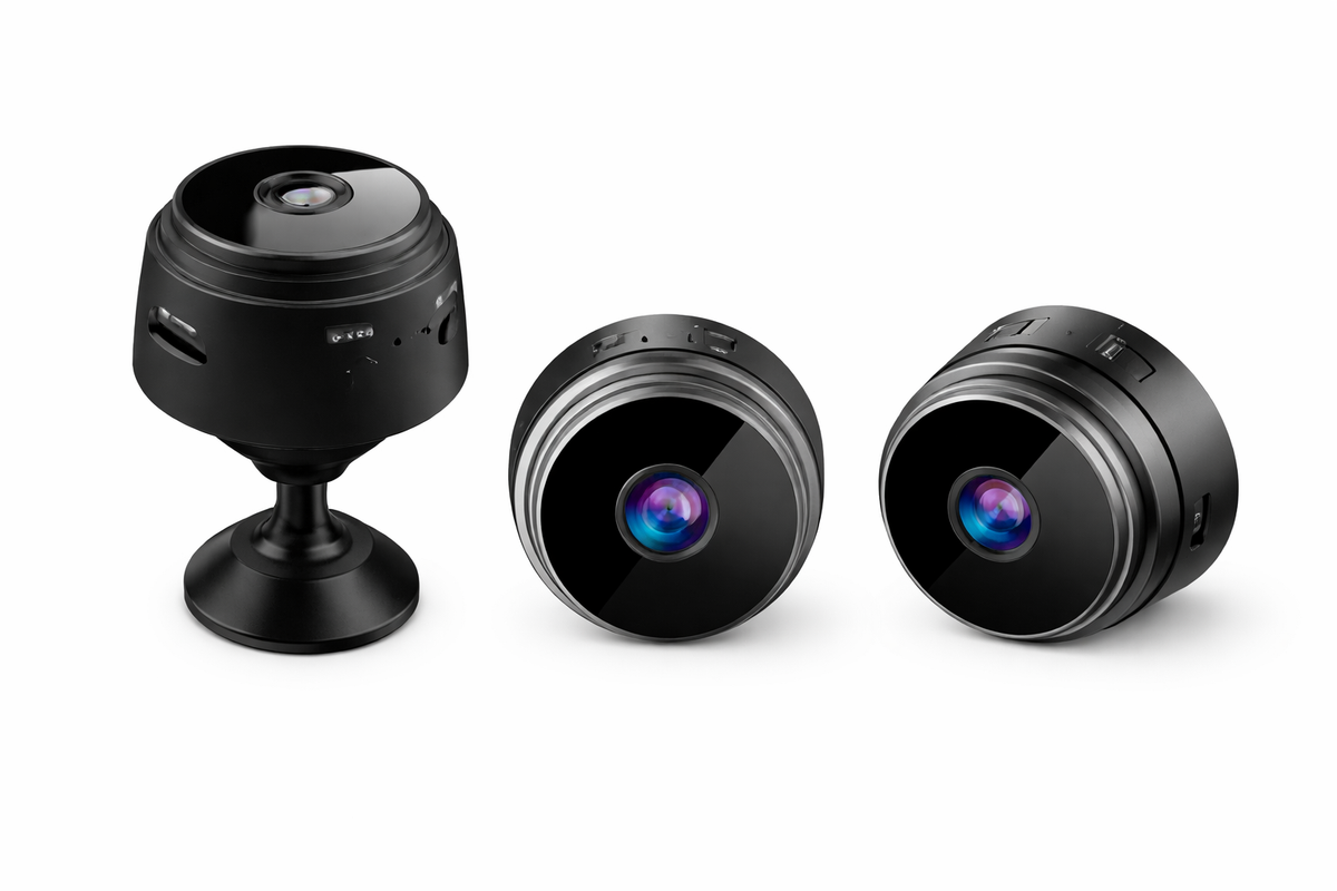 Set 3 camere de supraveghere WiFi HD 1080P – monitorizare interioara, detectie miscare Powersale