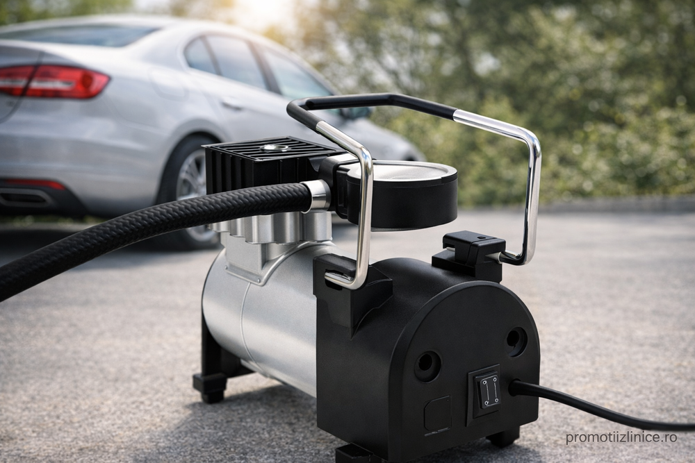 Compresor Auto 12V Portabil pentru SUV, Microbuz și Camion PromotiiZilnice