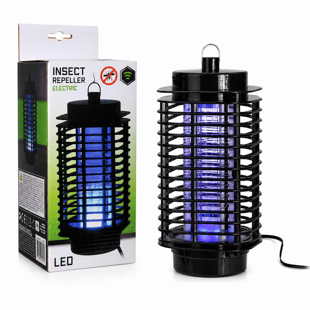 Set 2 bucati aparat electric anti insecte, lampa UV LED, alimentare USB, design compact, pentru interior si exterior PromotiiZilnice