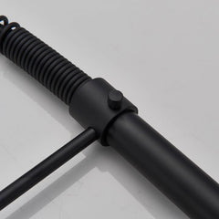 Baterie de bucatarie retractabila, rotire 360 grade, negru, montare pe blat PromotiiZilnice