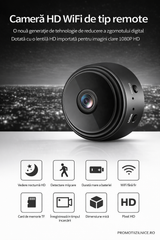 Set 2 Camere de Supraveghere WiFi HD 1080P cu Detectie Miscare – Monitorizare Interior, Control prin Telefon PromotiiZilnice