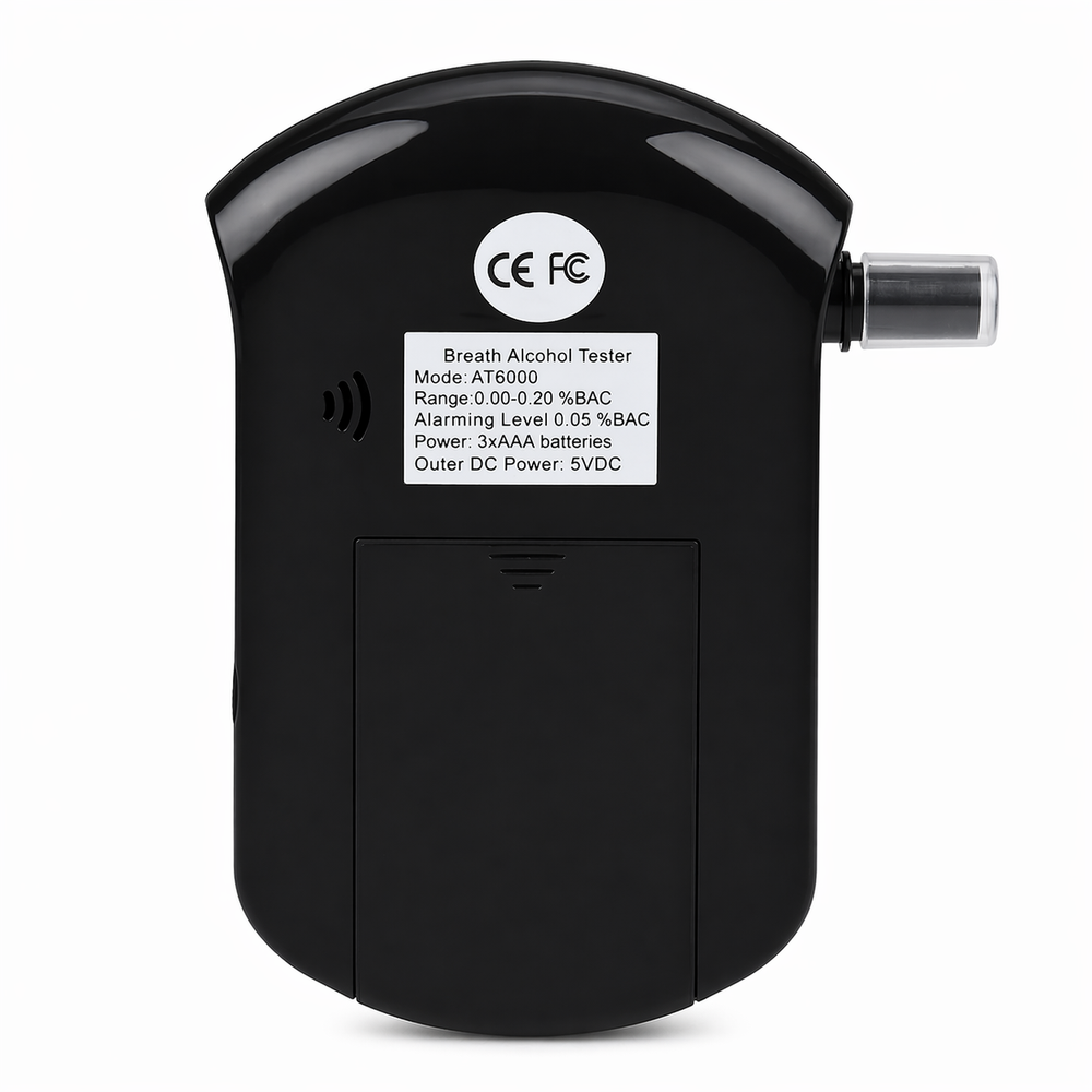 Tester Alcoolemie Digital Portabil cu 5 Muștiucuri, Afișaj LCD, Rezultate Rapide și Precise PromotiiZilnice