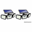 Set 2 bucati Lampa Solara 150W Leduri COB, Senzor de Miscare Prindere pe Perete PromotiiZilnice