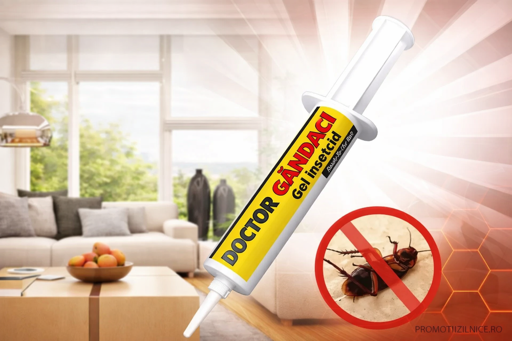 Set 5 x Gel Insecticid Antigandaci RoachDoctor 30g – Aplicare Precisa, Efect Rapid PromotiiZilnice