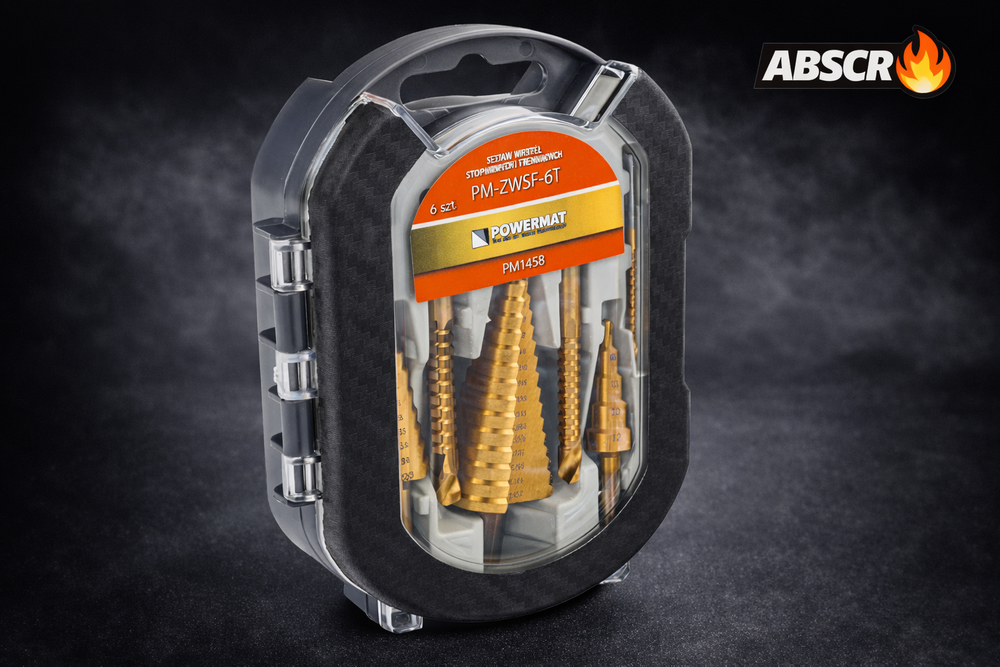 Set Burghie Conice în Trepte , 4–32 mm, 6 Piese – Găurire Multiplă, Precizie Ridicată, pentru Metal, Lemn și Plastic BoomSale