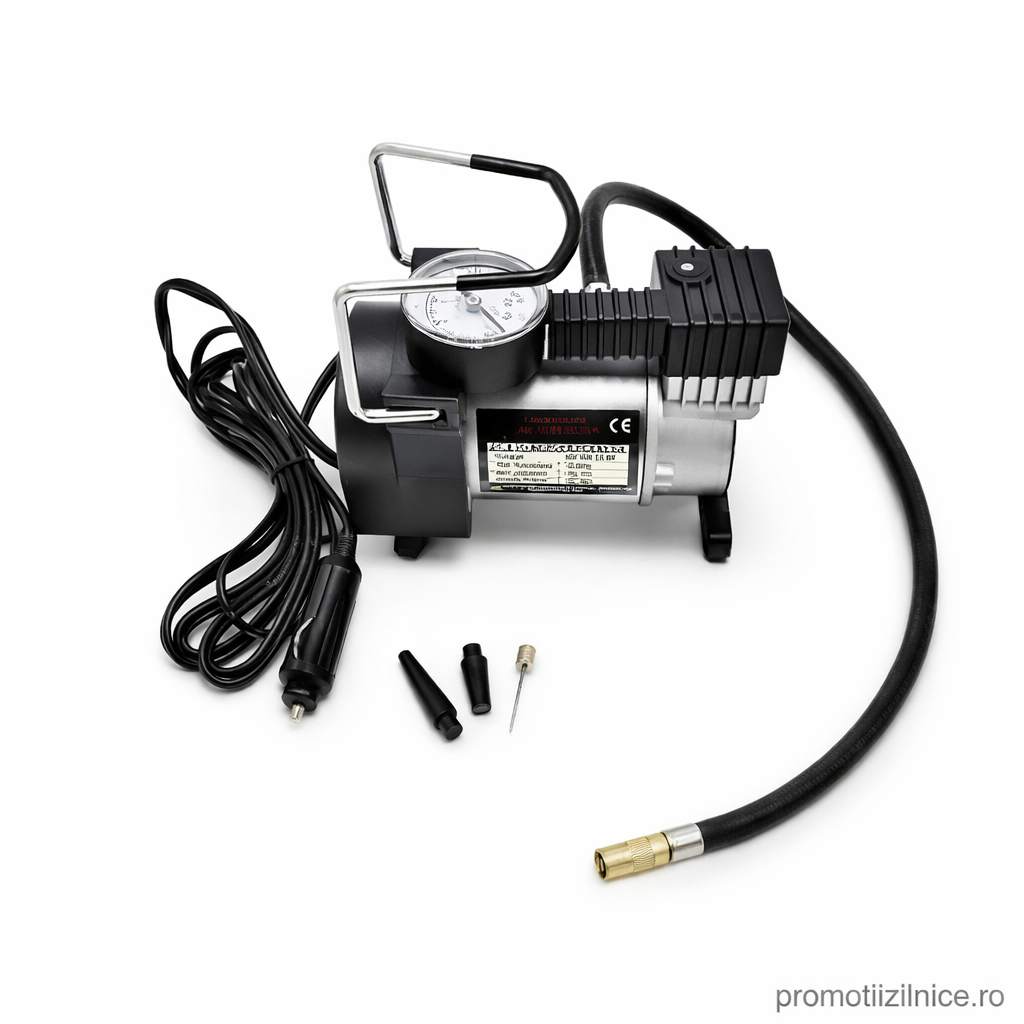 Compresor Auto 12V Portabil pentru SUV, Microbuz și Camion PromotiiZilnice