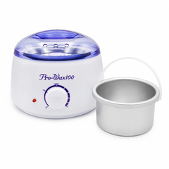 Set Epilare Profesional Pro Wax 100 + Ceară Film Wax Căpșuni 100g + 100 Spatule din Lemn | Kit Complet Epilare Acasă & Salon LUXORYABEAUTY