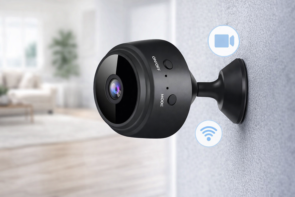 Set 3 camere de supraveghere WiFi HD 1080P – monitorizare interioara, detectie miscare Powersale