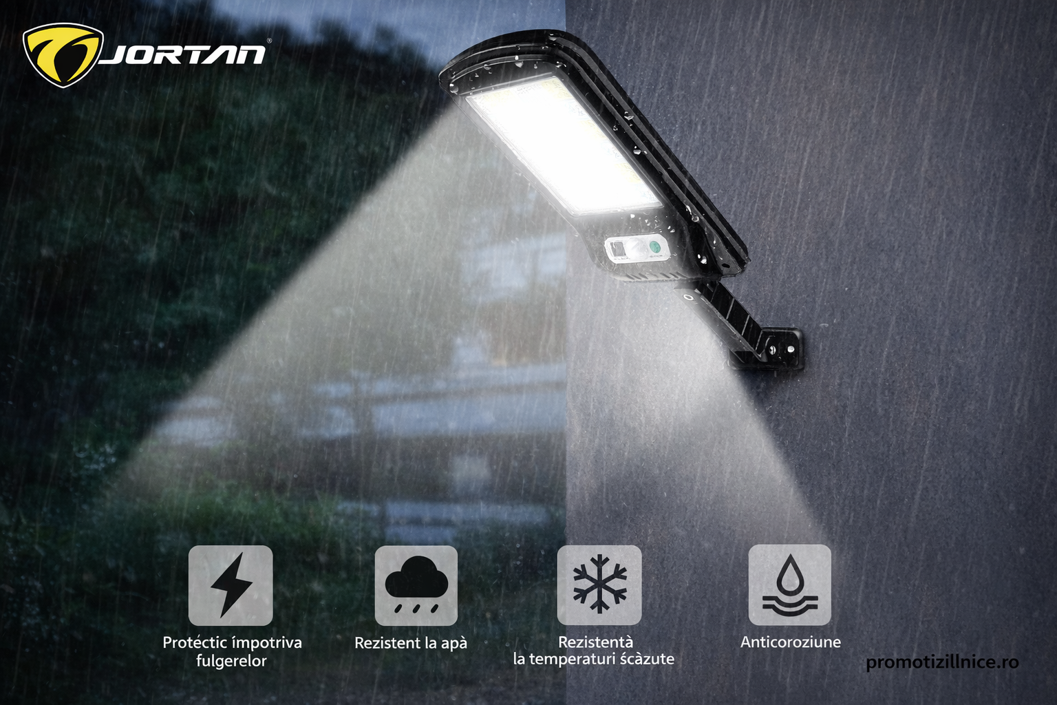 Set 6 Lămpi Solare LED 150W cu Telecomandă, 160 LED COB, Senzor de Mișcare, IP67 Rezistente la Apă – Iluminat Exterior Curte, Grădină, Alee PromotiiZilnice