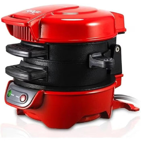 Aparat de facut burgeri sau sandwich-uri RAF 600W, Rosu - PromotiiZilnice