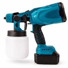 Pistol de vopsit electric fără fir 210W, 2 acumulatori Li-Ion 48V, , rezervor 800 ml, pulverizare reglabilă Powersale