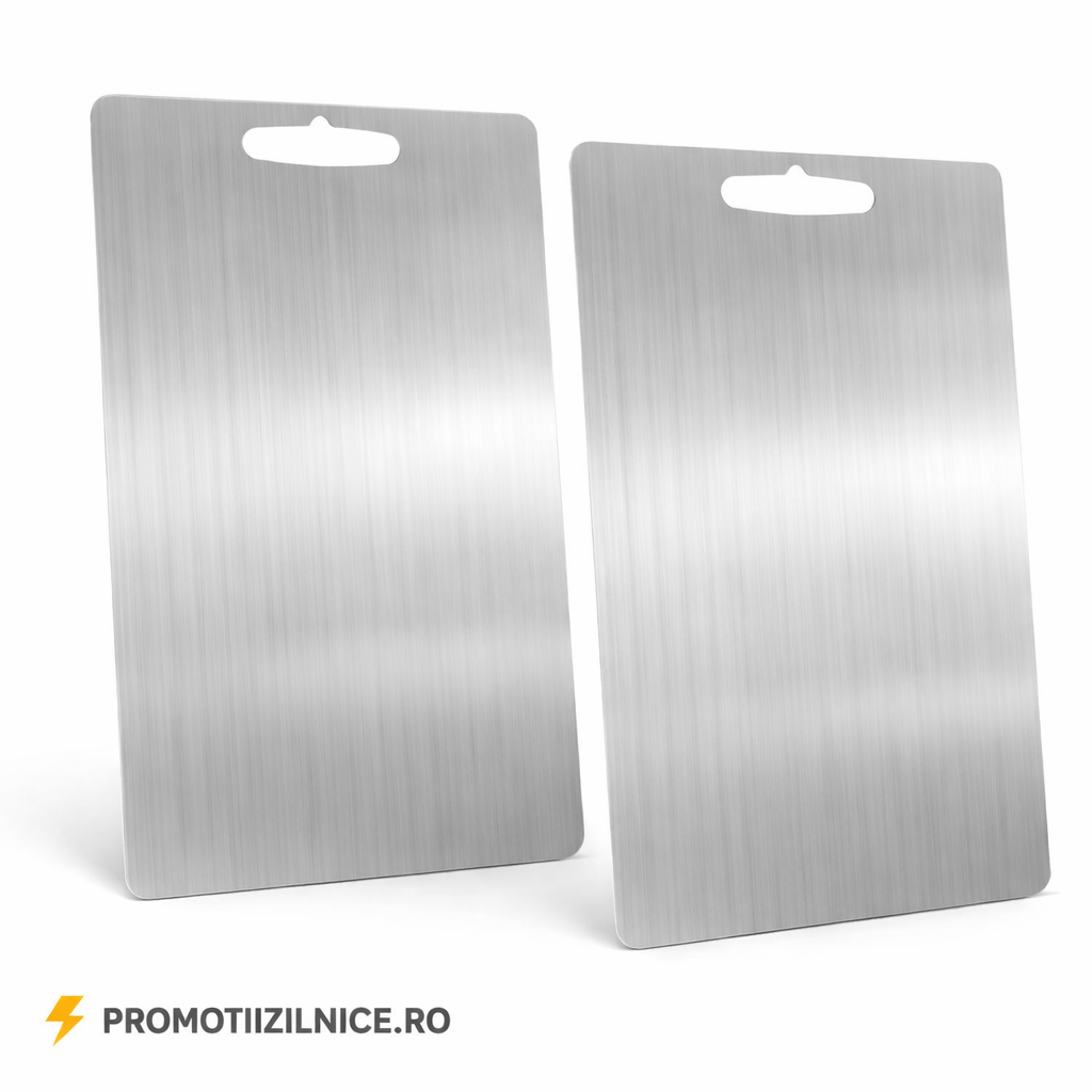 Set 2 tocatoare de bucatarie din otel inoxidabil, rezistente si usor de curatat, 35 x 24 cm PromotiiZilnice