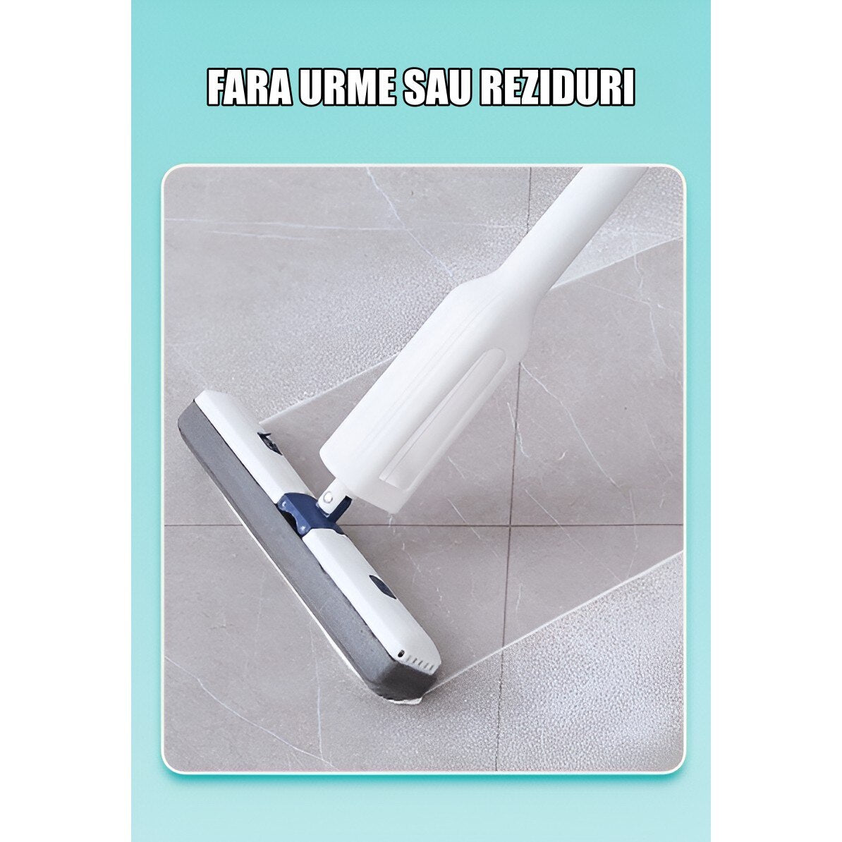 Mop Telescopic Profesional cu Galeata Pliabila, Burete Bumbac si Tija Reglabila PromotiiZilnice