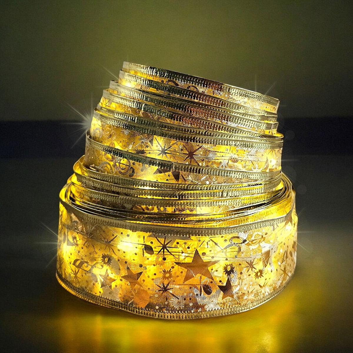 Set 2 x Banda luminoasa LED Craciun, 10m, 100 LED-uri, pentru decor casa si exterior - PromotiiZilnice