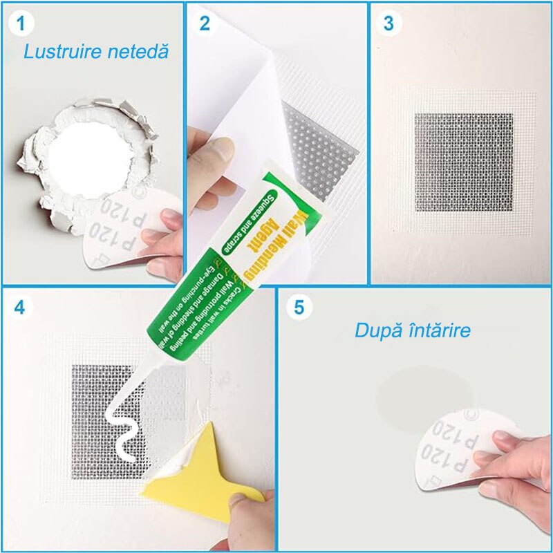 Set 3 x Kit Instant pentru Repararea Peretilor Interiori PromotiiZilnice