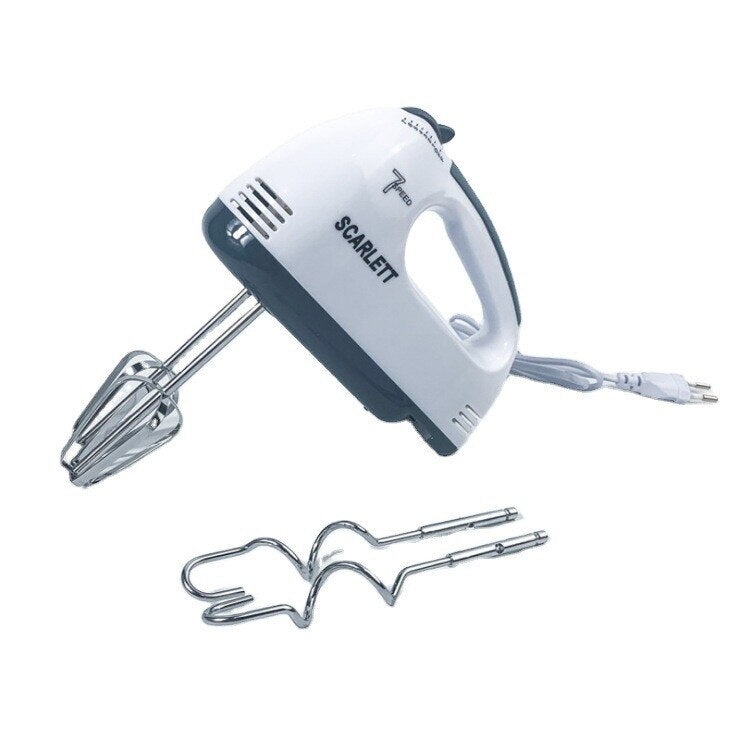 Mixer de mana Scarlett, putere 260W, 7 viteze, alb PromotiiZilnice