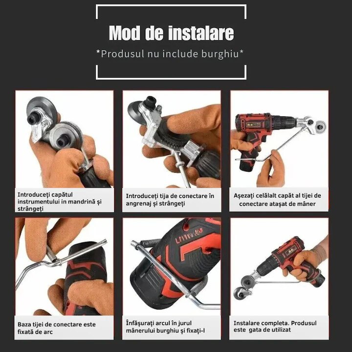 Adaptor bormasina pentru taiat tabla PromotiiZilnice