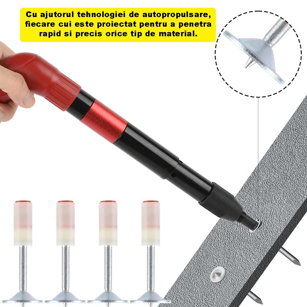 Set cuie tip ciupercă 7.2 mm pentru pistol cu autopropulsare, 300 buc PromotiiZilnice