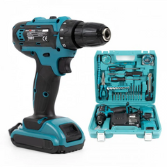 Bormașină Autofiletantă Profesională 36V, 2 Acumulatori 5Ah, Stație de Încărcare, Trusă cu 30 Accesorii PromotiiZilnice