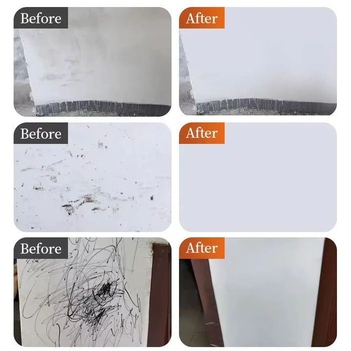 2 X Trafalet Multifunctional cu Rola si Rezervor Reutilizabil, pentru Repararea si Curatarea Peretilor, Lavabila Alba Inclusa, 500ml - PromotiiZilnice