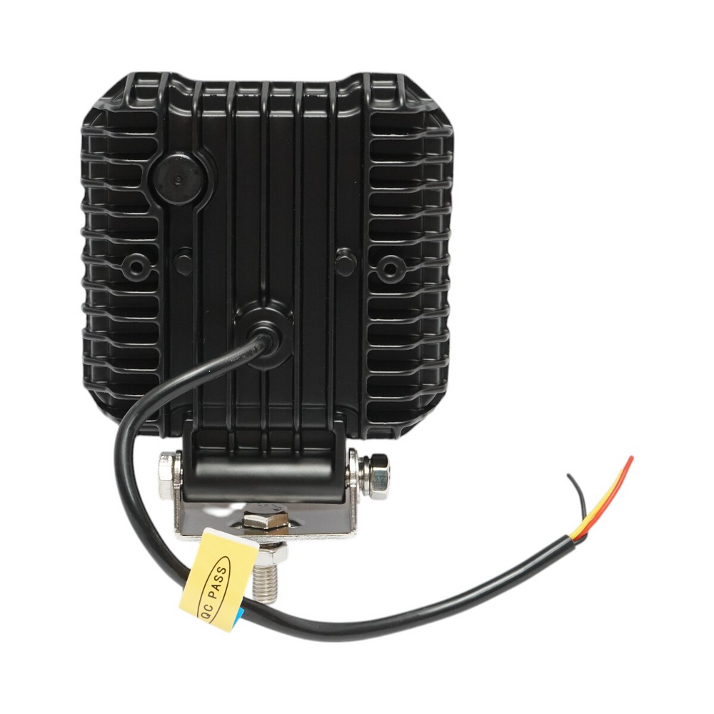 Set 2 Proiectoare Patrate Auto LED 48W cu DRL, 9-80V,  Lumina Alb-Galben, IP67 - PromotiiZilnice