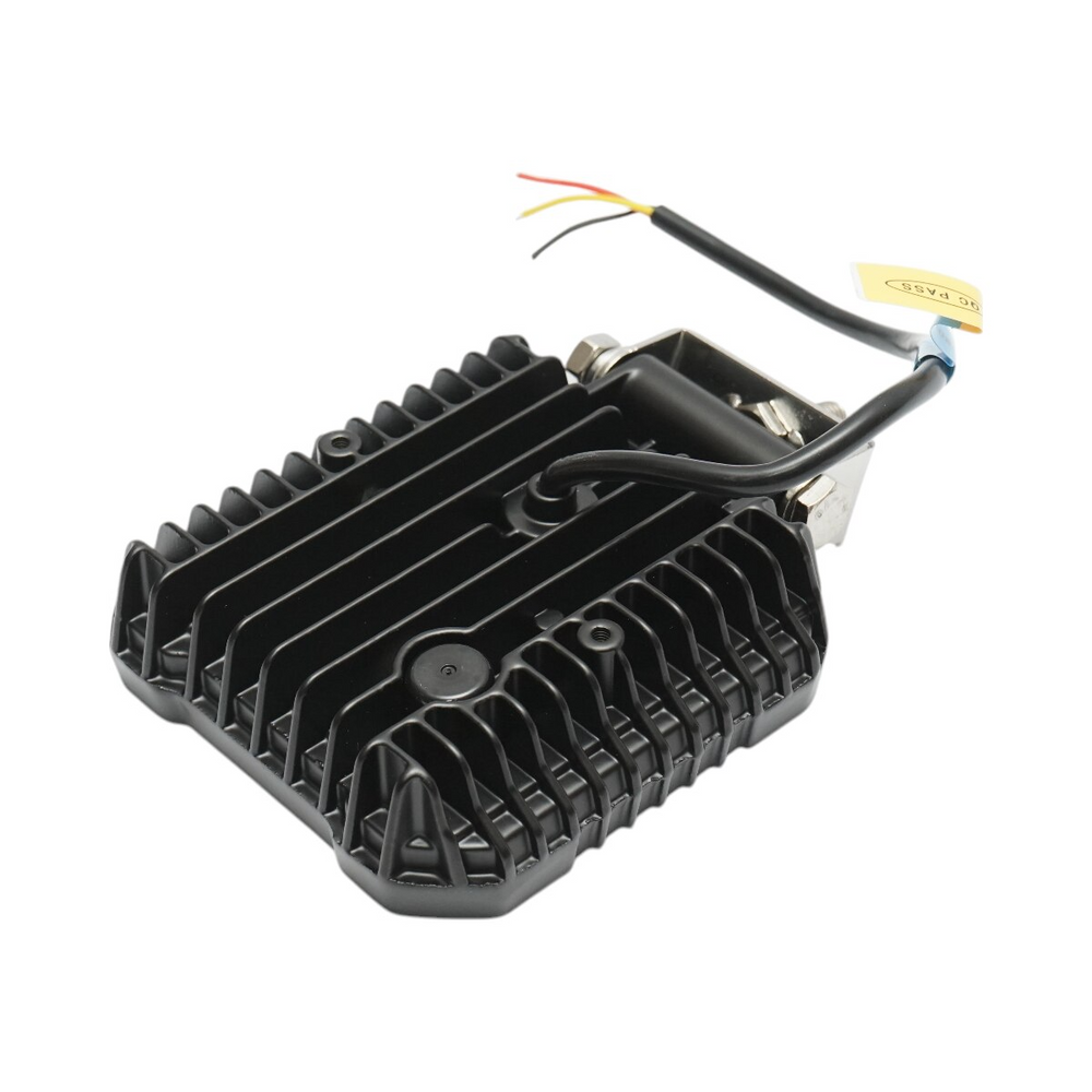 Set 2 Proiectoare Patrate Auto LED 48W cu DRL, 9-80V,  Lumina Alb-Galben, IP67 - PromotiiZilnice