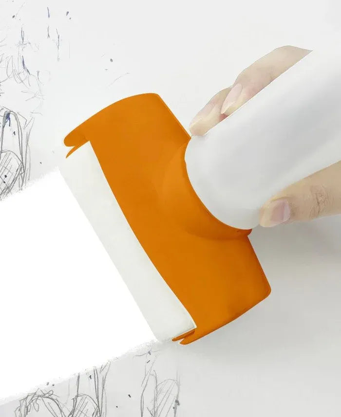 2 X Trafalet Multifunctional cu Rola si Rezervor Reutilizabil, pentru Repararea si Curatarea Peretilor, Lavabila Alba Inclusa, 500ml - PromotiiZilnice