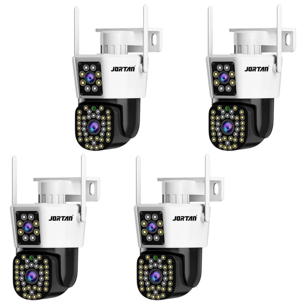 Set 4 Camere Duale Jortan, 6MP Full HD 4K, Tehnologie Avansata, WiFi-LAN - PromotiiZilnice