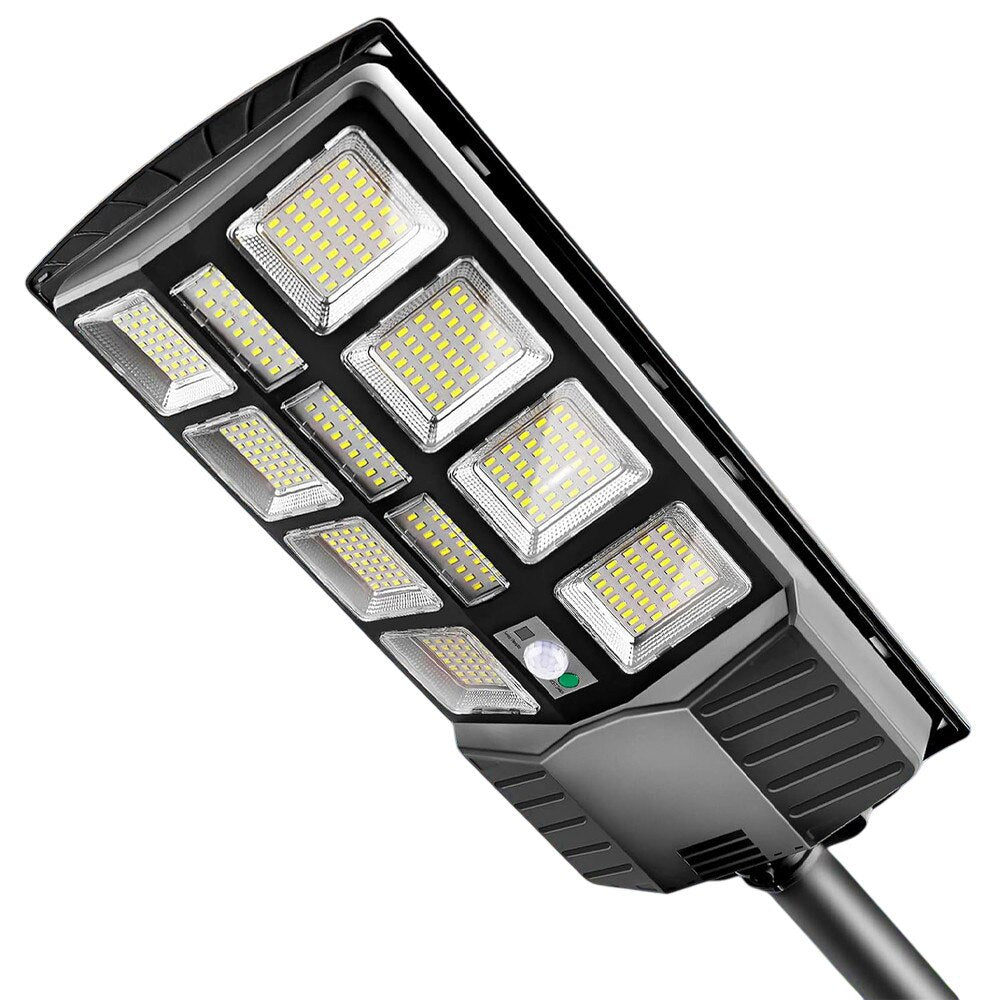 Lampa Stradala Solara 800W cu Telecomanda, LED, Unghi Iluminare 180°, IP65 PromotiiZilnice