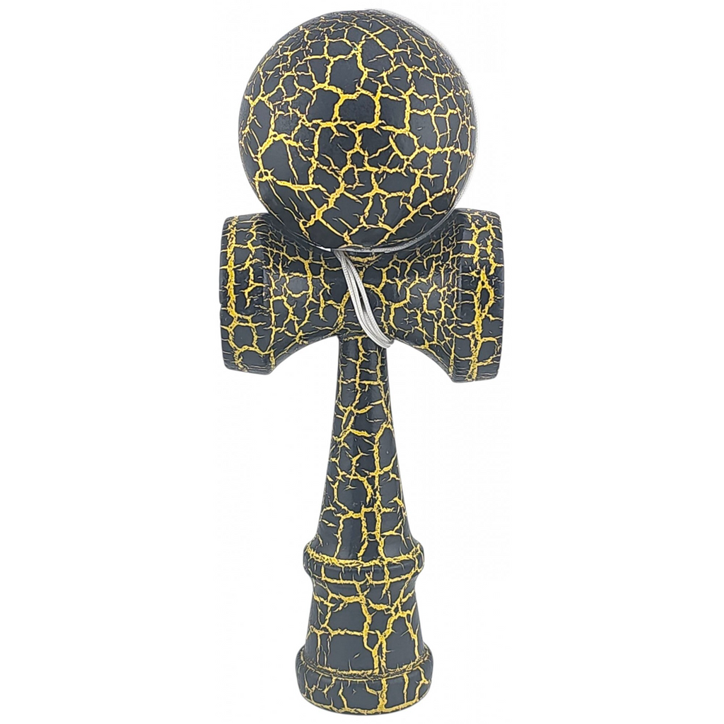 Set 2 x Kendama din Lemn 18 cm, Model CRACK - PromotiiZilnice