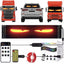 Banda LED RGB Interior/Exterior, 120x595mm, Telecomanda si Aplicatie, Kit Montaj Inclus - PromotiiZilnice