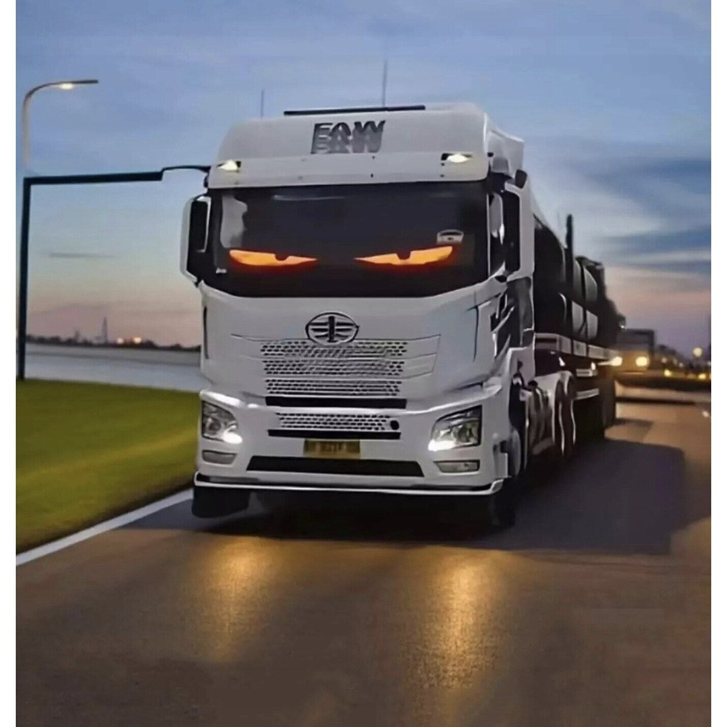 Banda LED RGB Interior/Exterior, 120x595mm, Telecomanda si Aplicatie, Kit Montaj Inclus - PromotiiZilnice