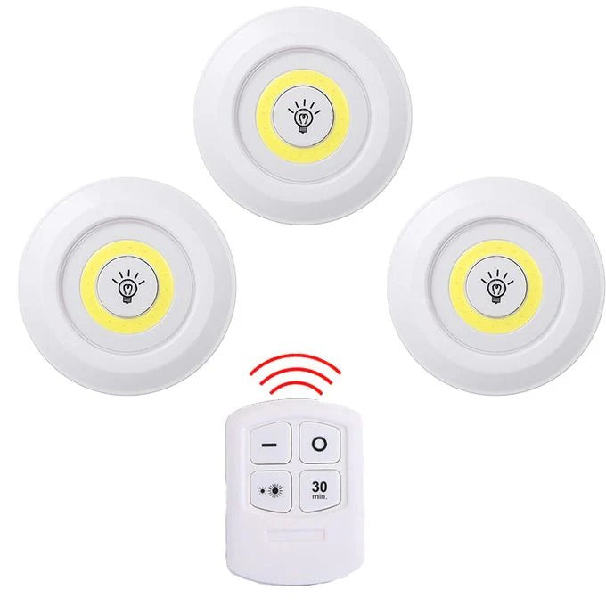 Set 3 Lampi LED, Flexibile si Portabile, cu 2 Intensitati si Control Dual - PromotiiZilnice