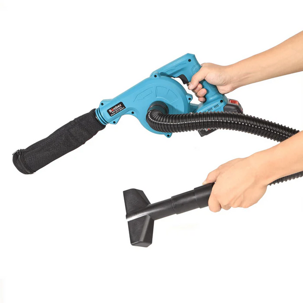 Aspirator si Suflanta Frunze 48V fara Fir cu Sac de Colectare PromotiiZilnice