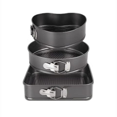 Set Forme Tort 3 Bucati, Inima, Rotund, Patrat, Calitate Superioara PromotiiZilnice