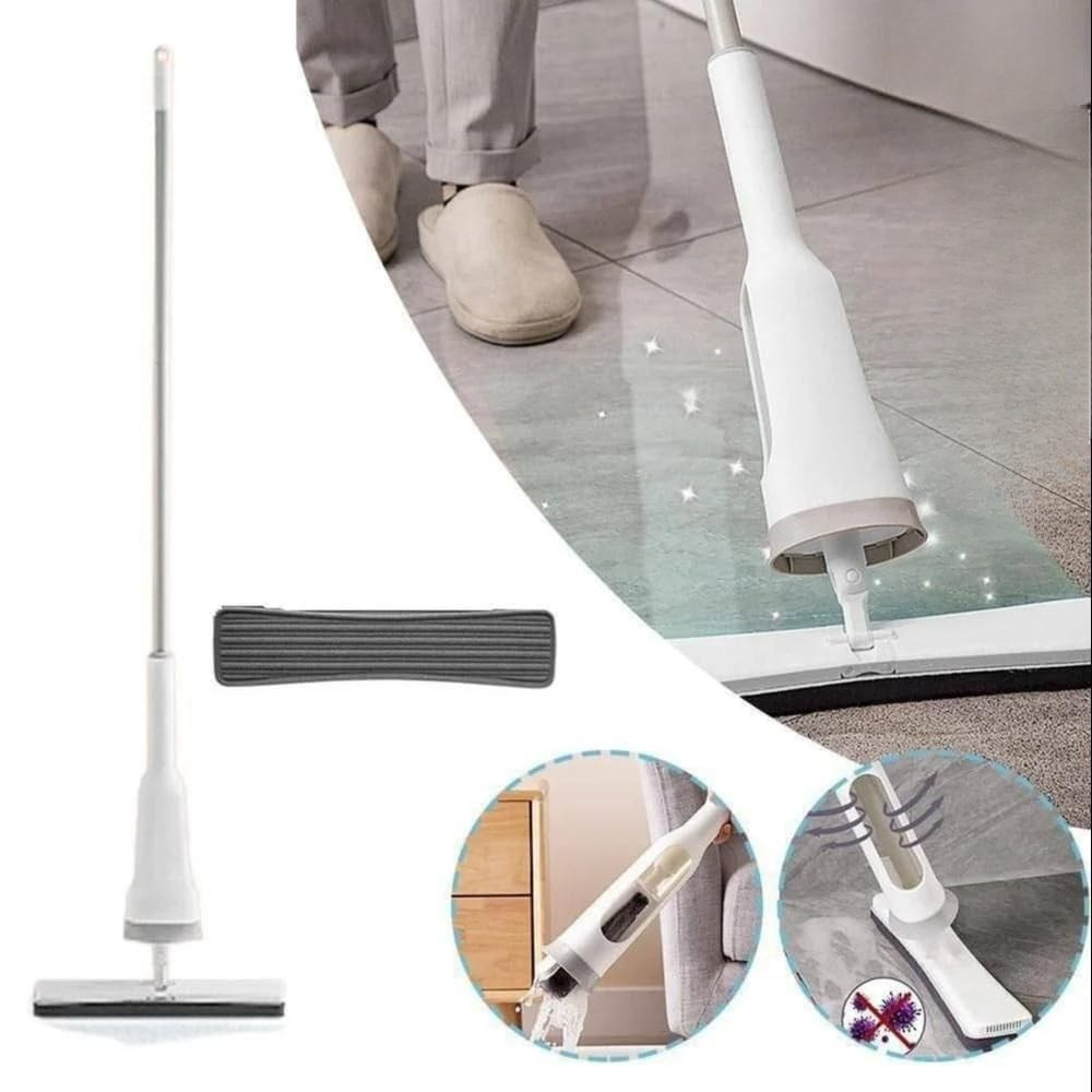 Mop Telescopic Profesional cu Galeata Pliabila, Burete Bumbac si Tija Reglabila PromotiiZilnice